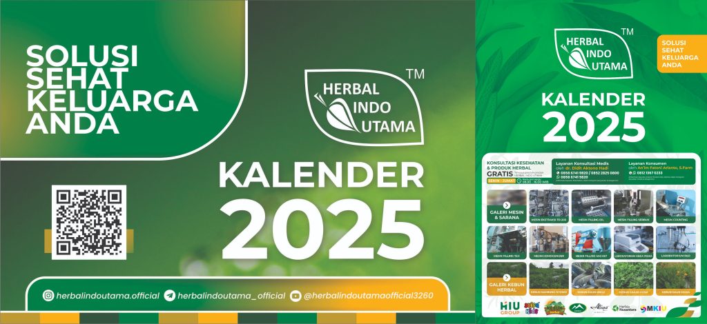 Kalender Herbal Indo Utama 2025