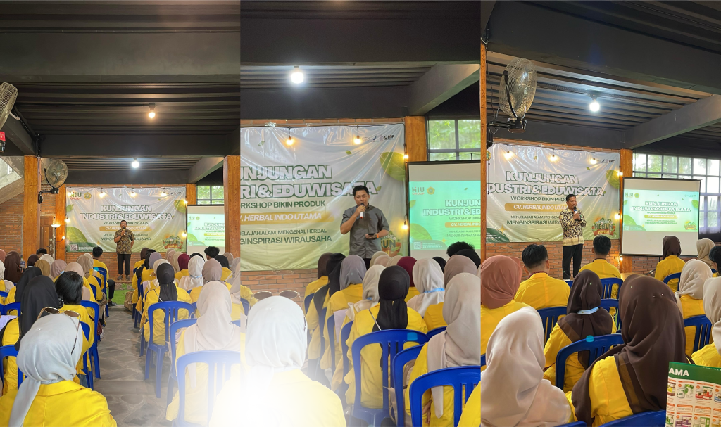 Sambutan Dr. Syawal Abdurrahman di Kunjungan Industri Universitas Mandala Waluya (UMW) ke Herbal Indo Utama